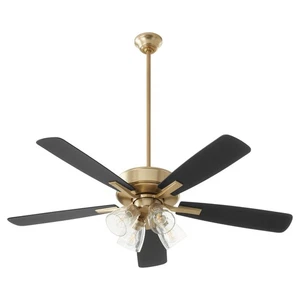 Aged Brass 52"Ceiling Fan from the Ovation Collection - Picture 1 of 1