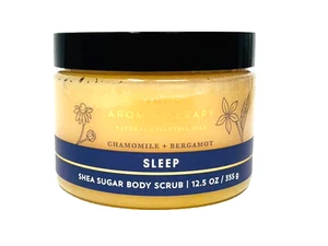 BATH & BODY WORKS AROMATHERAPY SLEEP CHAMOMILE SHEA SUGAR BODY SCRUB 12.5 OZ NEW - Picture 1 of 2
