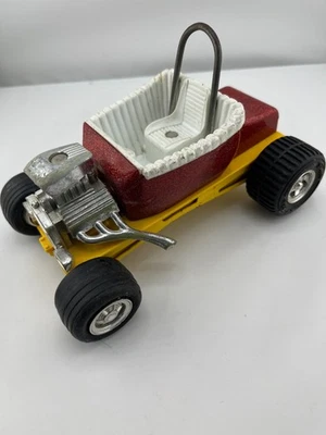Vintage Tonka Mini Bucket Pressed Steel Hot Rod Roadster 6” 1970s - Image 1 of 4
