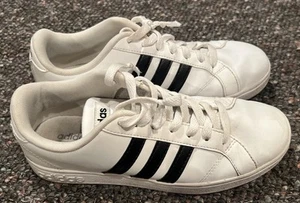 Adidas Womens Cloudfoam Advantage AW4409 White Casual Shoes Sneakers Size 6.5 - Picture 1 of 7