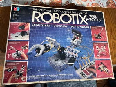 SISTEMA DE CONSTRUCCIÓN MODULAR MOTORIZADO SERIE ROBOTIX R-2000 1984 DE COLECCIÓN Caja sin probar Foto 1 de 4