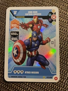 Iron Man & Captain America 2022 Marvel Mission Arena 123/192 - Picture 1 of 1