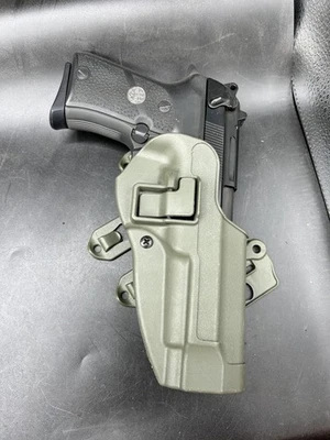 New Blackhawk Beretta FS 92 CQC Serpa Right Hand Holster w/ STRIKE MOLLE mount - Image 1 of 2