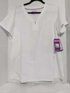 Nursing Uniforms 2 White XL Women's Purple Label Yoga - Picture 1 of 22