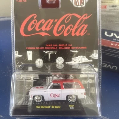 M2 Machines 1973 Chevrolet K5 Blazer Coca-Cola With Removable Hardtop HS01 1:64 - Image 1 of 4