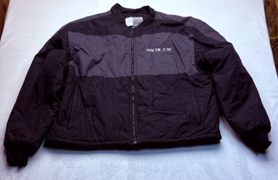 Chaqueta Arcticwear Arctic Cat Para Hombre Talla XL Negra Gris Aislante Abrigo Cremallera Completa Foto 1 de 4