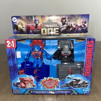 Transformers One Optimus Prime vs Megatron B16 Launch and Race 2" Action Figures - Image 1 of 4