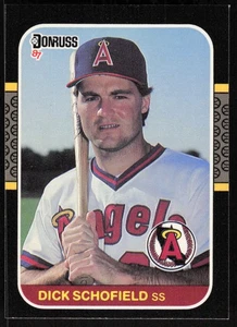 1987 Donruss #283 Dick Schofield - FREE SHIPPING - Picture 1 of 2