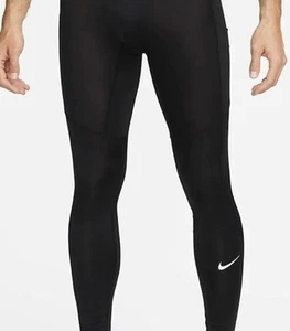 New Big Boys Nike Pro Kids Tights- Size Medium (M) - Black Dri-Fit Tights -NWT - Picture 1 of 8