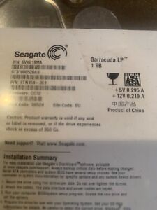 Seagate Barracuda LP 1TB HDD ST31000520AS Desktop Festplatte getestet