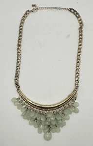 Collana Bavaglino Vintage Cascata Statement Lacrime Boeme Goccioline Acqua Calma - Foto 1 di 7