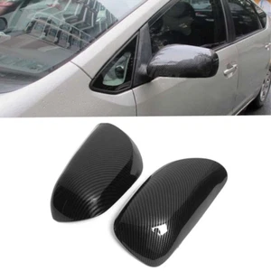 2PCS Carbon Fiber Side Mirror Cover Trim For Toyota Corolla 05-07 Prius 04-09 - Bild 1 von 8