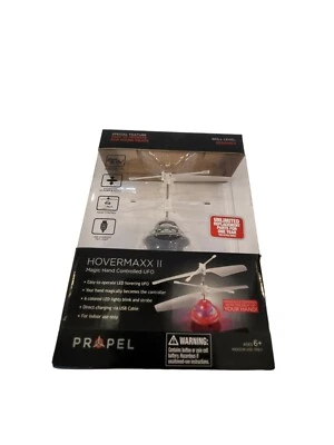 Propel Hovermaxx II Silver Magic Hand Control UFO 6 Colored LED Lights Indoor  - Image 1 of 4