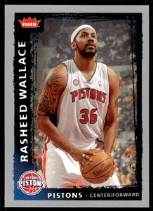 2008-09 Fleer Rasheed Wallace Detroit Pistons #12