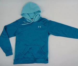 Felpa con cappuccio Under Armour blu taglia M - Foto 1 di 6
