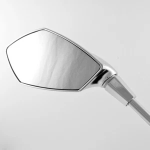 sand blast chrome mirrors LED turn signals 10mm fits Buell Ulysses XB12XT - Picture 1 of 10