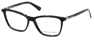 Longchamp LO2685 281 54mm Damen Brillengestell Marmor Blau Havanna Neu mit Etikett - Bild 1 von 8