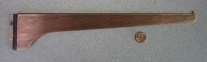 KV #180-(STATUARY BRONZE)-12" SHELF BRACKET, STEEL, STATUARY BRONZE-PLATED - Picture 1 of 2