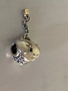 Authentischer zweifarbiger Pandora Herz und Schloss Charm - Bild 1 von 5