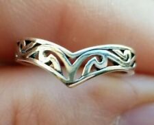 Women's Designer Toe Ring Fine Solid Metal Adjustable 925 Sterling Silver