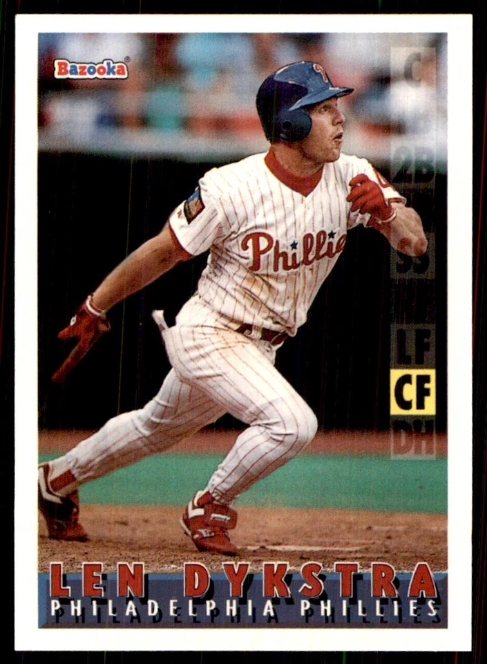 1995 Bazooka Lenny Dykstra Philadelphia Phillies #90 - Image 1 of 2