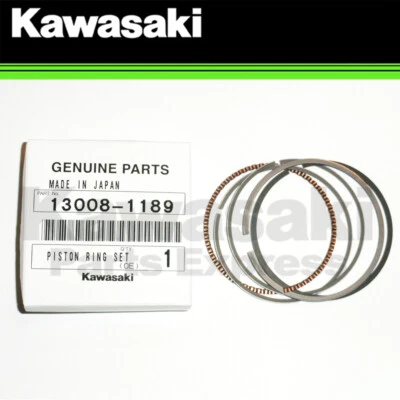 NEW 2002 - 2009 GENUINE KAWASAKI KLX110 KAZE-R PISTON RING SET 13008-1189 - image 1 of 4