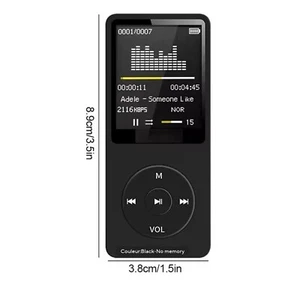 Mini Reproductor De Música MP3 HI-FI MP4 Bluetooth Eficiente! Entrega En 3 Días - Imagen 1 de 24