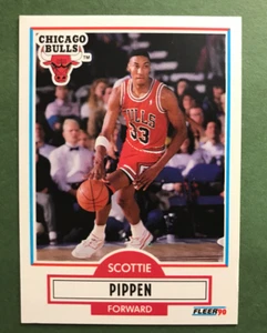 Scottie Pippen Fleer 1990 #30 Quadruple Error - 3 print defects & AK - Picture 1 of 8