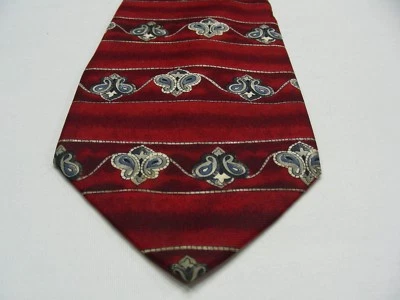 HENRY GRETHEL - RAYAS - VINTAGE - HECHA EN ESTADOS UNIDOS - ¡CORBATA DE CUELLO 100% SEDA ITALIANA! Foto 1 de 4