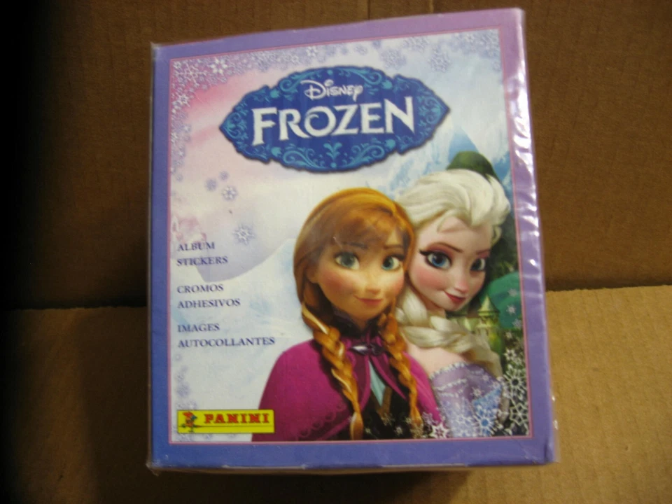 2014 Frozen Álbum Adesivos Caixa com 50 Pacotes Selados de Fábrica Panini Disney Novo - Imagem 1 de 1
