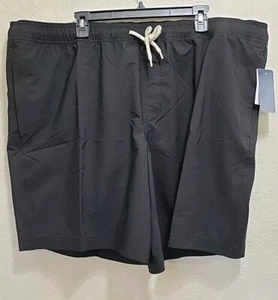 Trinity Coast Mens B&T Swim Trunks 3XB Black Pockets 9" Inseam NWT - Picture 1 of 10