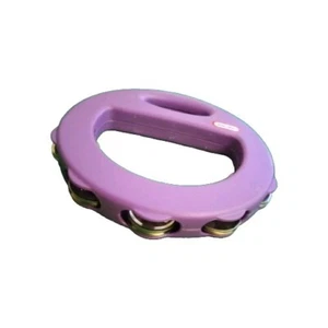Tamborine Little Tikes 7,5” púrpura vintage niño banda de música aprender plástico - Imagen 1 de 12