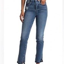 Good American Good boy double split boyfriend jeans high rise size 28 NWT