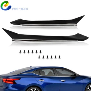For 2016-2021 NISSAN MAXIMA Chrome Rear Right & Left Side Pillar Molding Trim - Picture 1 of 18
