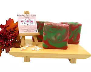 Country Christmas Handmade Bar Soap - Picture 1 of 4