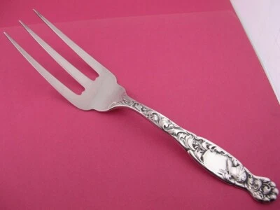 Tenedor tostado muy raro Sterling WHITING HERÁLDICO 1880 ~ sin mono Foto 1 de 4