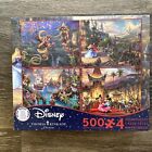 Disney Thomas Kinkade Puzzle 4 Pk 500  Tangled, Sleeping Beauty Mickey Peter Pan