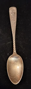 RARE ANTIQUE Spoon Stamped F F WARD 6 XII With ASSYRIAN HEAD 6 inch Silver Plate - Picture 1 of 8