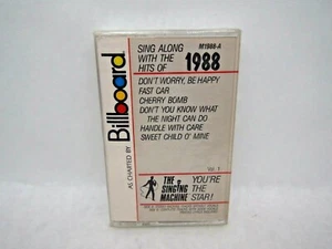Karaoke Cassette Tape 1988 80s fast car sweet child of mine cherry bomb be happy - Picture 1 of 3