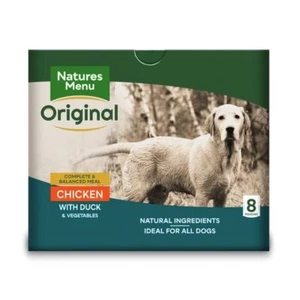 Natures Menu Dog Pouch Adult Chicken & Duck (8Pk) 300g - 723086 - Picture 1 of 4