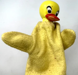Handpuppe Schnatterinchen DDR Gummikopf 28cm für Kasperletheater /P19.3/19 - Bild 1 von 7