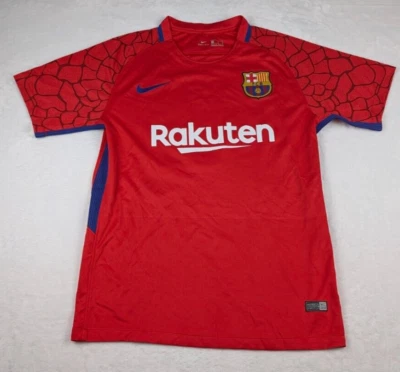 Camiseta deportiva de fútbol FC Barcelona 2018 Nike para hombre roja mediana #14 Foto 1 de 4