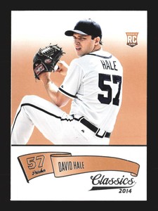 2014 Panini Classics Baseball RC #160 David Hale    Atlanta Braves