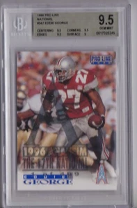 EDDIE GEORGE 1996 Pro Line National RC #347 BGS 9.5 Pop 1 Highest grade! - Picture 1 of 2