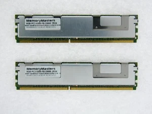 16GB KIT 2X8GB DELL FBDIMM PowerEdge 2950 1950 2950 1900 1955 R900 RAM MEMORY - Picture 1 of 3