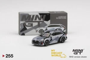 MINI GT 1/64 Audi RS 6 Avant Silver Digital Camouflage China Limited MGT00255-L - Picture 1 of 4