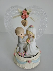 ENESCO PRECIOUS MOMENTS "PACHELBEL CANON IN D" MUSIC BOX RARE - Picture 1 of 5