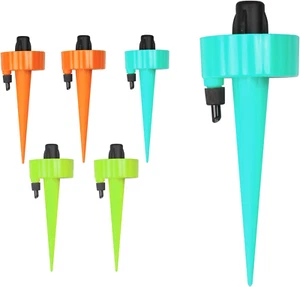 Plant Self Watering Spike, 6Pcs Plastic Self Watering Device with Slow Release C - Picture 1 of 7