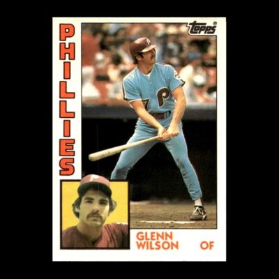 Glenn Wilson 1984 Topps Traded Philadelphia Phillies #129T R321D 27 - Image 1 of 2