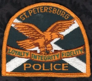 St. Petersburg Florida Polizei Schulteraufnäher - Bild 1 von 2